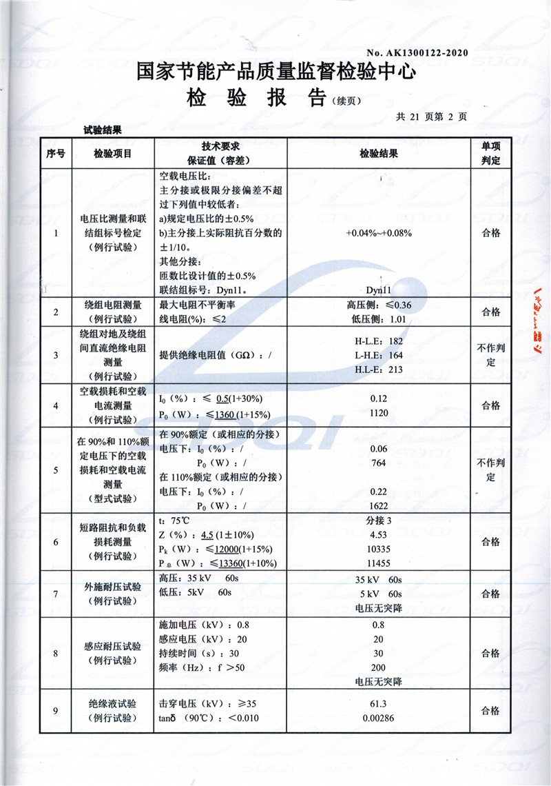 高低压试验报告-S11-1250新华新华新华油浸式变压器-2.jpg